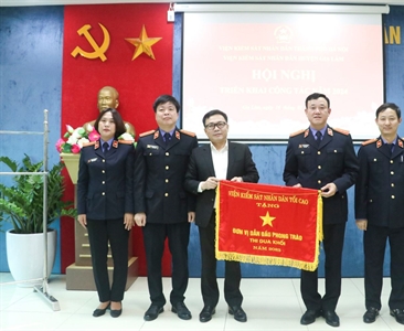 Viện KSND huyện Gia Lâm tổ chức Hội nghị triển khai công tác năm 2024